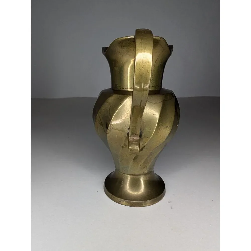 Vintage Brass Creamer Pitcher Made In India 4.5